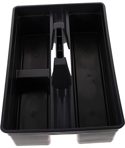 Cabilock Estuche De Plástico Para Herramientas De Limpieza Cesta De Plástico Multicompartimentos Organizador De Herramientas De Almacenamiento