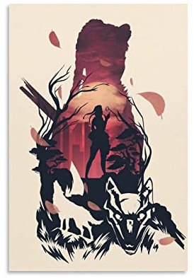 HIHIOI Apex Legends Loba Art Poster, dekoratives Gemälde, Leinwand, Wandkunst, Wohnzimmer, Poster, Schlafzimmer, 50 x 75 cm