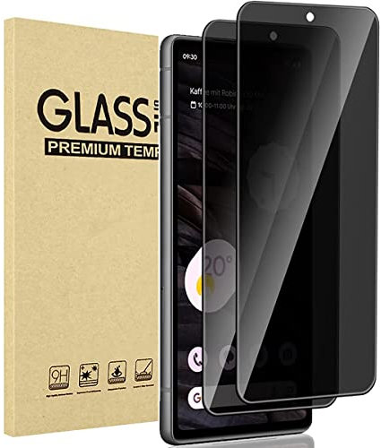 JMDZDL Sichtschutz für Google Pixel 7a Schutzfolie, [2 Stück] Anti-Spähen Panzerglasfolie für Pixel 7a 6.1 Anti-Spy Displayschutzfolie 9H Härte Gehärtetes Glas Full Screen Privacy Blickschutzfolie