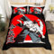 TaRvit Bettwäsche 135x200 Japanischer Samurai Bettbezug 135 x 200 Judo 2 teilig Set, Mikrofaser Bettwäsche Set und 1 Kissenbezug 80x80, Weiche Atmungsaktive Bettwäsche-Sets mit Reißverschluss