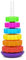 DYOUen Baby Spinning Toy Rainbow Stacking Tower Stackable Spin Gears Sensory Ring Stacker Educational Montessori BPA Free for 12 Months+