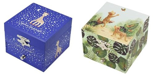 Trousselier - Sophie Die Giraffe - Schatztruhe & Musikschmuckdose & Savanne - Schatzkiste & Musikschmuckdose