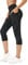 Flatik Sporthose Damen 3/4 Damen Sporthose，Damen Blickdicht Laufhose， Sport Leggings Damen 3/4 Fitnesshose Laufende Leggings M