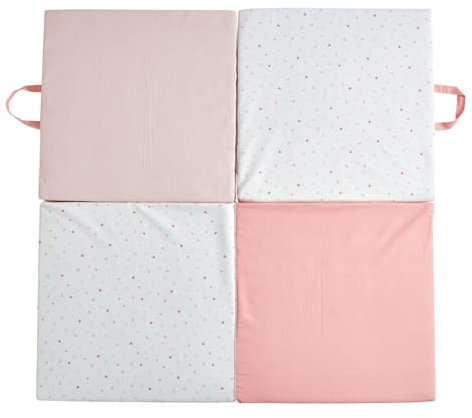 TINÉO - Krabbeldecke – Aktivitätsmatte – Spielteppich für Babys – Motorikmatte – Bodenmatte für Babys – Multifunktional 3-in-1 – 120 x 120 cm