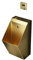 dsmsdre Edelstahl-Urinal, goldenes kleines Wand-Urinal mit automatischer Sensorspülung, Herren-Urinal-Toilette mit berührungslosem Spülventil