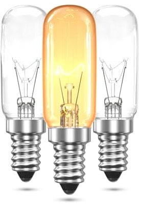 DoRight 3 Pack E14 Scentsy Mini Wax Warmer Light Bulbs, Dimmable E14 Wax Burner Bulb Warm White 2700K Small Edison Screw SES Salt Lamp Bulb Mini Scentsy Bulb 230V for Plug in Wax Warmers