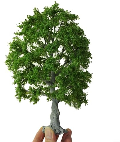 HOHOVYVY Modellbau Bäume,30cm Modell Bäume Zug Eisenbahn Diorama Künstliche Baum Landschaft Layout