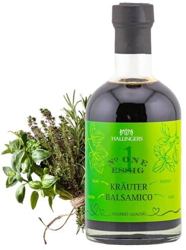 Hallingers Gourmet-Essig für Salate und zum Verfeinern von Getränken & Speisen - Essigzubereitung - Made in Germany