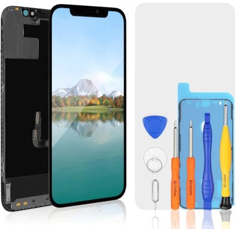 bokman for iPhone 12/12 Pro LCD Screen Replacement Display Assembly for Model A2403,A2172,A2402,A2404