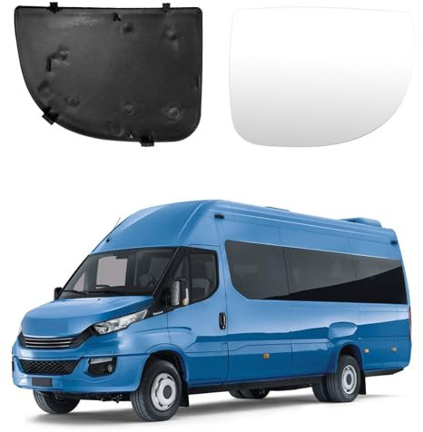 Spiegelglas Ersatz für Iveco Daily 2014-2024, Beheizt Spiegelglas Außenspiegel Glas Asphärisch Verstellbar Geeignet, Umkehrlinse Rückfahrglas Spiegel (Untere Linse-Rechts)