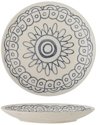 Bloomingville Creative Collection - Plato de madera de arce (20 x 3 cm), color azul