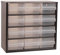 raaco Cassettiera Porta Minuteria C6-12, 13 kg Capacità, 15 x 30,6 x 28,3 cm, 12 Cassetti Trasparenti, Cassettiera Attrezzi in Acciaio per Officina, Organizer Minuteria Parete, Cassettiera Officina