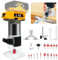 Router per legno senza fili da 800 W, compatibile con batteria Dewalt da 20 V, byczone 30000 giri/min, motore brushless router da 15 pezzi, 6 velocità, router manuale a 6 velocità, guida bordo, guida