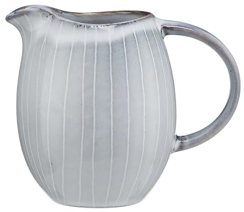 BUTLERS (4 Stück) Milchkännchen 270ml Keramik Geschirr -HENLEY- Milchkanne | Küche Accessoires für Teeservice Kaffeeservice | Skandi Landhaus Stil Deko | Mikrowelle und Spülmaschinegeeignet