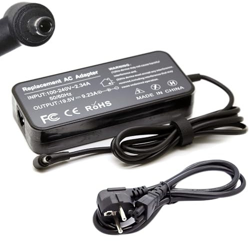 Chargeur pour PC Portable ASUS ROG Zephyrus G14 GA401II-HE152T / G14 GA401II-BM027T / G14 GA401II-HE105T / G14 GA401II-HE169TS Series - 19.5V 9.23A - 6.0 x 3.7mm