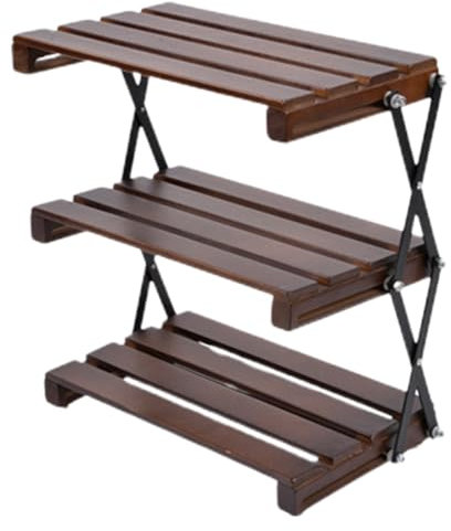 Entrepôt pliable étagère de salle de bain-car Étagère de rangement à 3 couches en acier inoxydable pour camping, étagères d'exposition multifonctionnelles pliables et portables, étagère de camping fac
