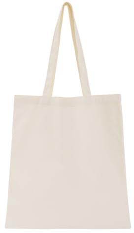 AMSLSIU Convenient and Reliable Tote Bag for Daily Errands Cotton Large Capacity Tote Bag Shopping Bag Shoulder Bag Tote Bags, Beige
