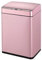 Smart Sensor Trash Can 12L - Large Metal Recycling Bin for Kitchen & Living Room Stylish Pink Garbage Storage Waste Paper Basket Touchless Operation
