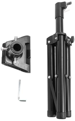 sat standfuß stativ maststativ beamer ständer dreibein alu faltbar, stabiles metall, rostfrei - robuster beamerstaender mit breiter basis, einfache montage, geeignet für camping &