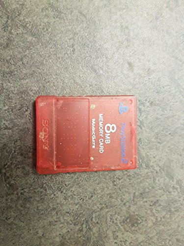Official Sony PlayStation 2 Memory Card - Red