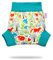 Petit Lulu Überhose (Schlupfüberhose) Größe L (9-13 kg) für Höschenwindeln und Nachtwindeln (Füchse)