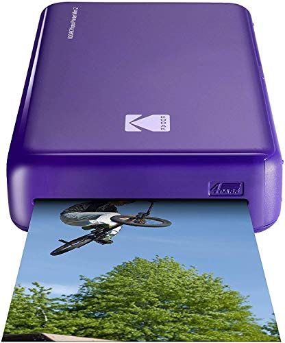 KODAK PM220 - Imprimante Photo Printer, Photos 5.4 * 8.6 cm, WIFI, Compatible avec iOS et Android - Violet