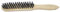 TIMCO Wooden Handle Wire Brush Steel-4 Rows Scratch