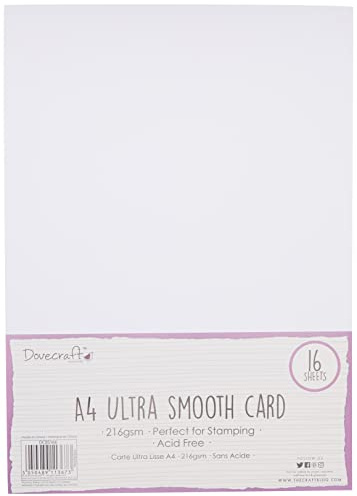 Dovecraft DCBS166 Essentials A4 Ultra Smooth Card, Multi Colour, 1