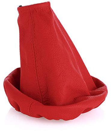 Schaltmanschette Schaltsack Sack Rot Faden Rot Echt Leder myshopx SA80