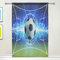 BIGJOKE Fenstervorhang, transparent, für Sport, Ball und Fußball, für Küche, Wohnzimmer, Schlafzimmer, Büro, 1 Stück, Textil, multi, 55x84 inches