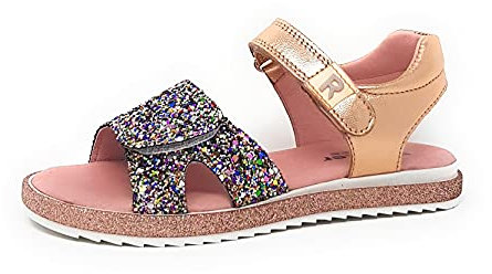 Richter Kinderschuhe Mädchen Romea Riemchensandalen, (Gold/Salmon 8900), 28 EU