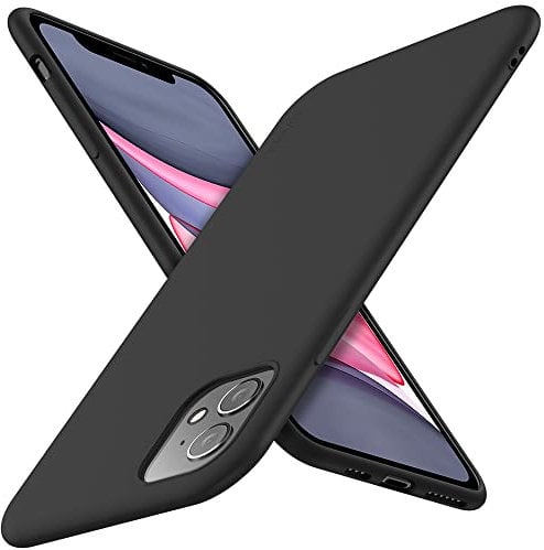 X-level für iPhone 11 Hülle, [Guardian Serie] Soft Flex TPU Case Ultradünn Handyhülle Silikon Bumper Cover Schutz Tasche Schale Schutzhülle Kompatibel mit iPhone 11 6,1 Zoll - Schwarz