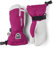 Hestra Kinder Army Leather Heli Ski Jr. 3-Finger Handschuhe, Fuchsia, EU 5