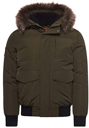 Superdry Herren Everest Bomber Jacket, Surplus Goods Olive, XL