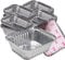 ACESA - Bandejas de Aluminio Reutilizables con Tapa | Paquete de 100 Bandejas | 500ml | Ideales para Eventos y Preparaciones en Gran Cantidad
