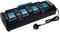 Hipoke Chargeur Batterie Lithium-ion 18 V 4 Ports Chargeurs pour DC18SF 14,4 V 18 V BL1430 BL1450 BL1440 BL1860 BL1850 BL1840 BL1830 BL1815 Remplace DC18RC,DC18RD, DC18RA (prise britannique)