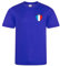 Varsany T-shirt pour homme Équipe de France de football 2022 - Drapeau national - Idéal pour les supporters de cricket, de football, de rugby et de football, bleu, XL