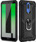BestST Cover per Huawei Mate 10 Lite,+ Vetro Temperato, Custodia per Huawei Mate 10 Lite Cover a 360°Girevole Ring Hybrid Armor Bumper TPU Case per Huawei Mate 10 Lite Protettiva Shell,Nero