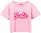 Barbie T-Shirt cuit pour Femmes Dames Fashion poupée Logo Rose Crop Top