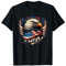 Amerika Fan amerikanischen Flagge und Adler USA T-Shirt