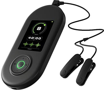 ABUNRO Schlafhilfegerät, tragbares Schlaflinderungsgerät, Schlaflosigkeits-Entlastungsgerät, hilft besser zu schlafen, für tiefe Entspannung, Verbesserung des Schlafes, Angstlinderung (schwarzes