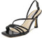 QUEEN HELENA Sandali a Pianta Larga con Tacco Medio a Fascia Incrociata Casual Eleganti Donna ZM9306 (Nero, Numeric_40)
