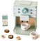 CLIUNT kaffeemaschine Kinder Holz, spielküche kaffeemaschine Holz, kaffeemaschine kinderküche, Geburtstagsgeschenk für Kinder, Kleinkinder, Mädchen und Jungen