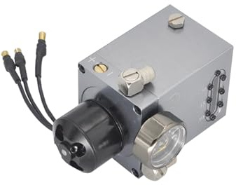 FUDTYSVC Pompe hydraulique intégrée 6 MPa avec réservoir d'huile de 60 ml pour mise à niveau du chargeur d'excavatrice RC Conversion hydraulique LESU JDM Kabolite modèle (pompe intégrée