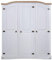 Wardrobe Mexican Pine Corona Range 3 Doors White,282622