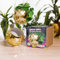 Bubblegum Stuff - Gold Disco Ball Hanging Planter - Hanging Basket For Indoor Plants, Gold Chain & Rim, Herb Planter, Hanging Plant, Boho Decor Plant Pots - 6 inch