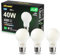 DiCUNO Bombilla LED Ultra Eficiente E27 2W, Clase de energía A, equivalente 40W, Lámparas LED de filamento Edison de bajo consumo energético, Blanco cálido 2700K, 420lm, Vidrio, 3 Piezas