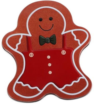 UPKOCH Lebkuchenmann-keksdose Keksdose Luftdichter Verschluss Aufbewahrungsbehälter Für Den Urlaub