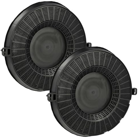 vhbw 2x Aktivkohlefilter kompatibel mit Whirlpool AKR409IX | AKR437WH, AKR502ME, AKR502WH, AKR507IX, AKR507ME, AKR400WH Dunstabzugshaube