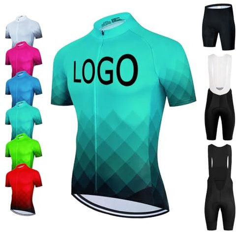 COITROZR Maillot Ciclismo Personalizado Ropa Ciclismo MTB de Secado Rápido para Adulto y Adolescente con Logotipo del Equipo(C)